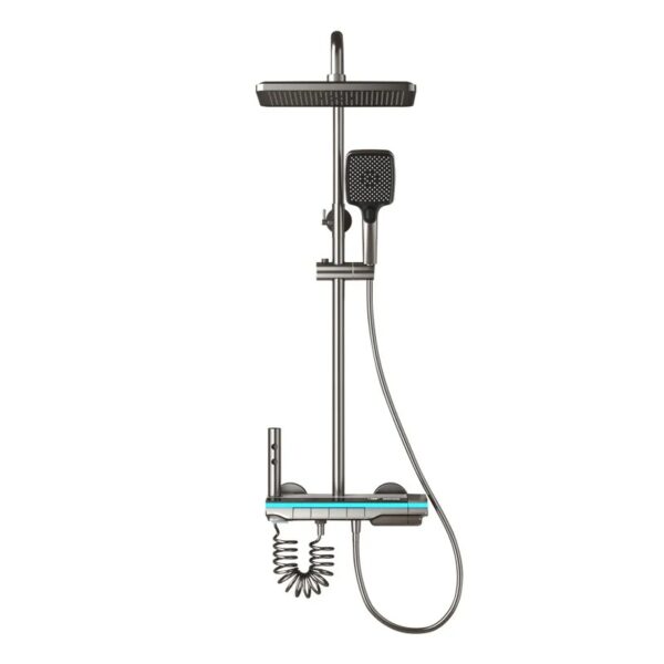 Colonne de douche en laiton poli