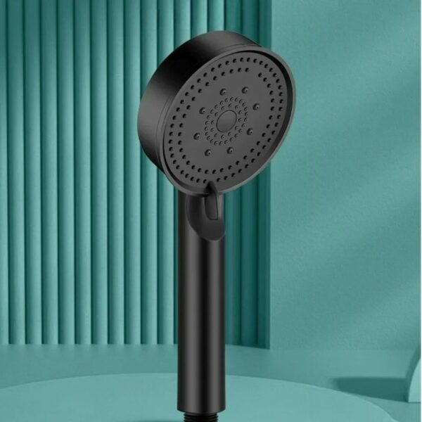 Pommeau de douche noir 5 modes de jet
