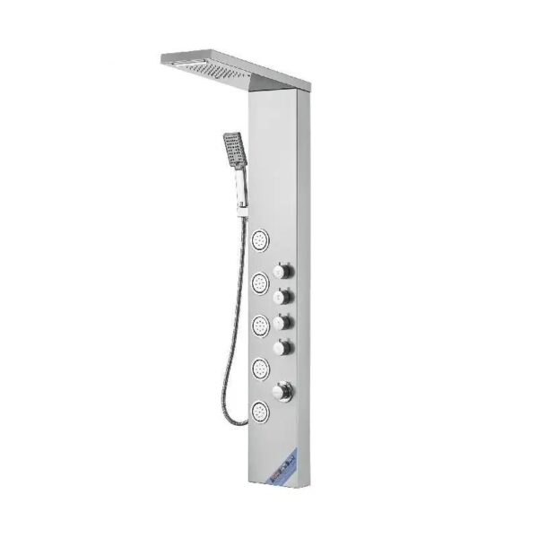 Colonne de douche inox multifonction