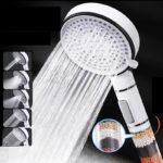 Pommeau de douche anti calcaire avec billes filtrantes