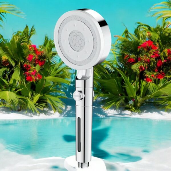 Pommeau de douche avec bouton d'arrêt