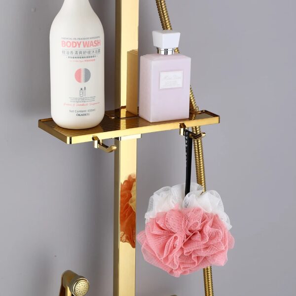 Ensemble de douche doré multifonction