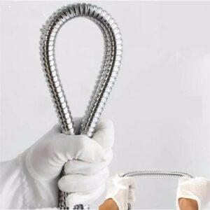 Flexible de douche en inox chromé haute qualité