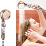 Pommeau de douche transparent filtrant