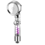 Pommeau de douche transparent filtrant