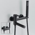 Mitigeur baignoire en laiton avec douchette