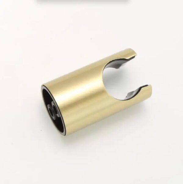 Support pommeau de douche en inox brossé