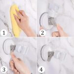 Support pommeau de douche fixation sans outil