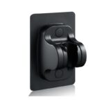 Support pommeau de douche noir universel ajustable
